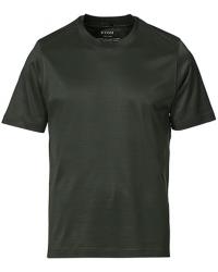 Eton Filo Di Scozia Cotton T-Shirt Dark Green