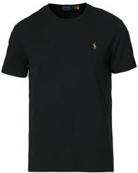 Polo Ralph Lauren Luxury Pima Cotton Crew Neck T-Shirt Black