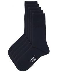 5-Pack Airport Socks Dark Navy