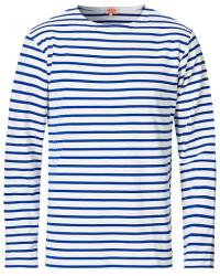 Armor-lux Houat Héritage Stripe Longsleeve T-shirt White/Blue