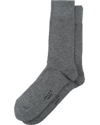 Falke Happy 2-Pack Cotton Socks Light Grey