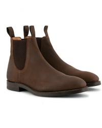Loake 1880 Chatsworth Chelsea Boot Brown Waxed Suede