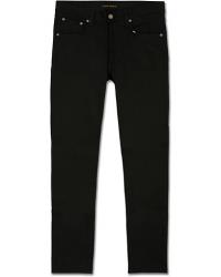 Nudie Jeans Lean Dean Organic Slim Fit Jeans Dry Ever Black