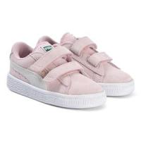 Puma Suede Branded Velcro Sneakere Pink 21 (UK 4.5)