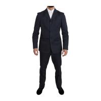 Two Piece Button Solid Suit