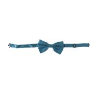 Blå silke Justerbar Neck Papillon Bow Tie