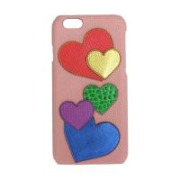 Leather Heart Phone Cover