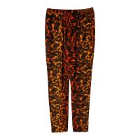 Leopard Print Trousers in Silk