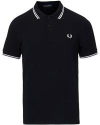 Fred Perry Twin Tipped Polo Shirt Navy/White