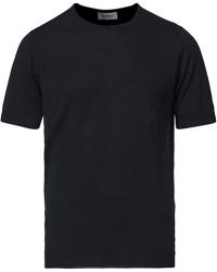 John Smedley Belden Wool/Cotton T-Shirt Navy
