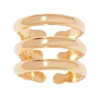 Esteban triple open gold plated ring