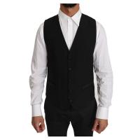 Solid Wool Silk Vest Vest