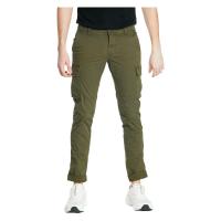 Men's cargo pants in super old washed cotton extra slim Chile