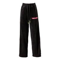 Wide chenille trousers