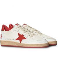 Golden Goose Deluxe Brand Ball Star Sneakers White/Red