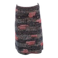 Pre-owned Tweed Midi Skirt