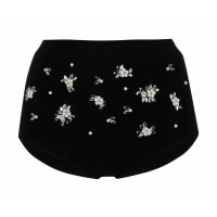 BEADED HIGH WAISTED KNITTED BRIEF