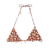 Triangle Bikini Top With Floral Print