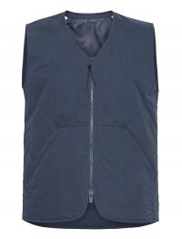 Slhborden Quilted Gilet Blue Selected Homme