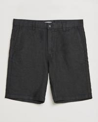 NN07 Crown Linen Shorts Black