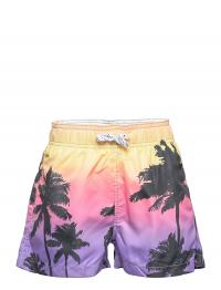 Swimshorts Bb Palms In Sunset Patterned Lindex