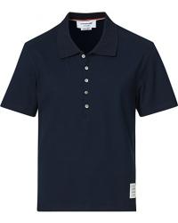 Thom Browne Relaxed Fit Polo Navy