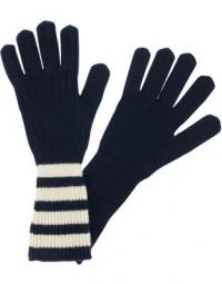 ribbed cashmere gloves