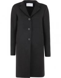 BUTTON UP BOXY COAT PRESSED WOOL
