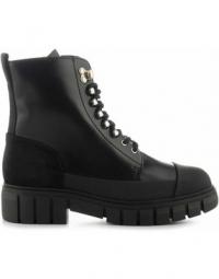 Rebel lace-up boots leather