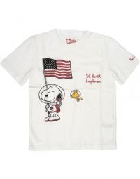 t shirt snoopy con stampa