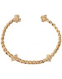 Palazzo gold plated bangle bracelet