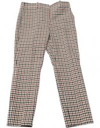 Treeca 4 Cropped Gingham Pants in Polyester
