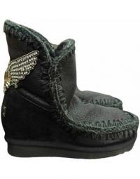 INNER WEDGE SHORT EAGLE PATCH BOOTS