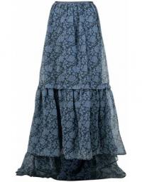 Floral Jacquard Maxi Skirt