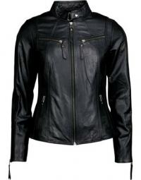 10245 Womens Jacket - Lamb Leather - Women - Black