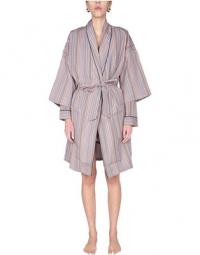 Dressing Gown With Striped Pattern