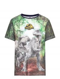 Short-Sleeved T-Shirt Sun City Jurassic Park Patterned