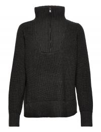 Cc Heart Avery Zip Knit Sweater Coster Copenhagen Black