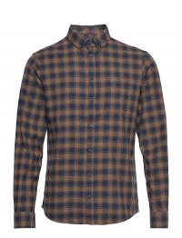 Anton Bd Ls Checked Shirt Patterned Casual Friday