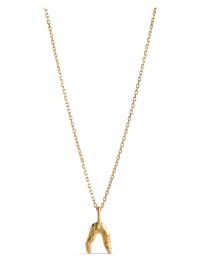 Necklace, Wishb Enamel Copenhagen Gold