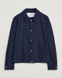 AMI Buttoned Jacket Navy