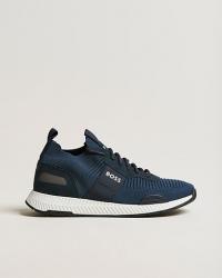 Titanium Running Sneaker Dark Blue