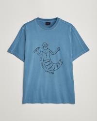 PS Paul Smith Organic Cotton Manmaid T-Shirt Blue