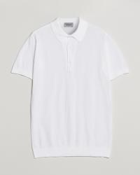 John Smedley Roth Structured Pique White