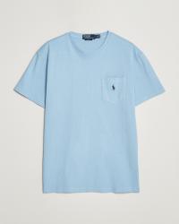 Polo Ralph Lauren Cotton/Linen Crew Neck T-Shirt Powder Blue