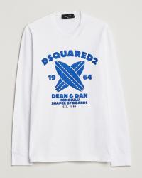 Dsquared2 Long Sleeve Surf Tee White