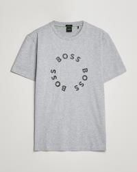Circle Logo Crew Neck T-Shirt Light Grey