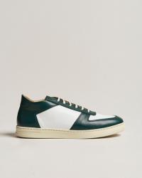 C.QP Cingo Leather Sneaker White/Bottle Green