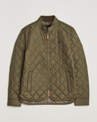 Morris Teddy Quilted Jacket Olive