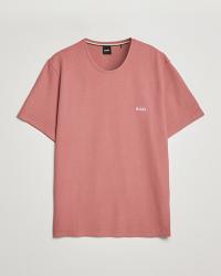 Waffle Logo Crew Neck T-Shirt Open Pink